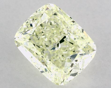 GIA 1.02 Carat Fancy Yellow Green-VS2 Cushion Modified Cut Diamond
